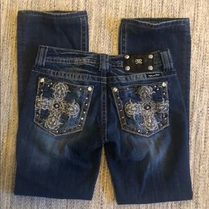 Miss Me Boot Cut Blue Jeans